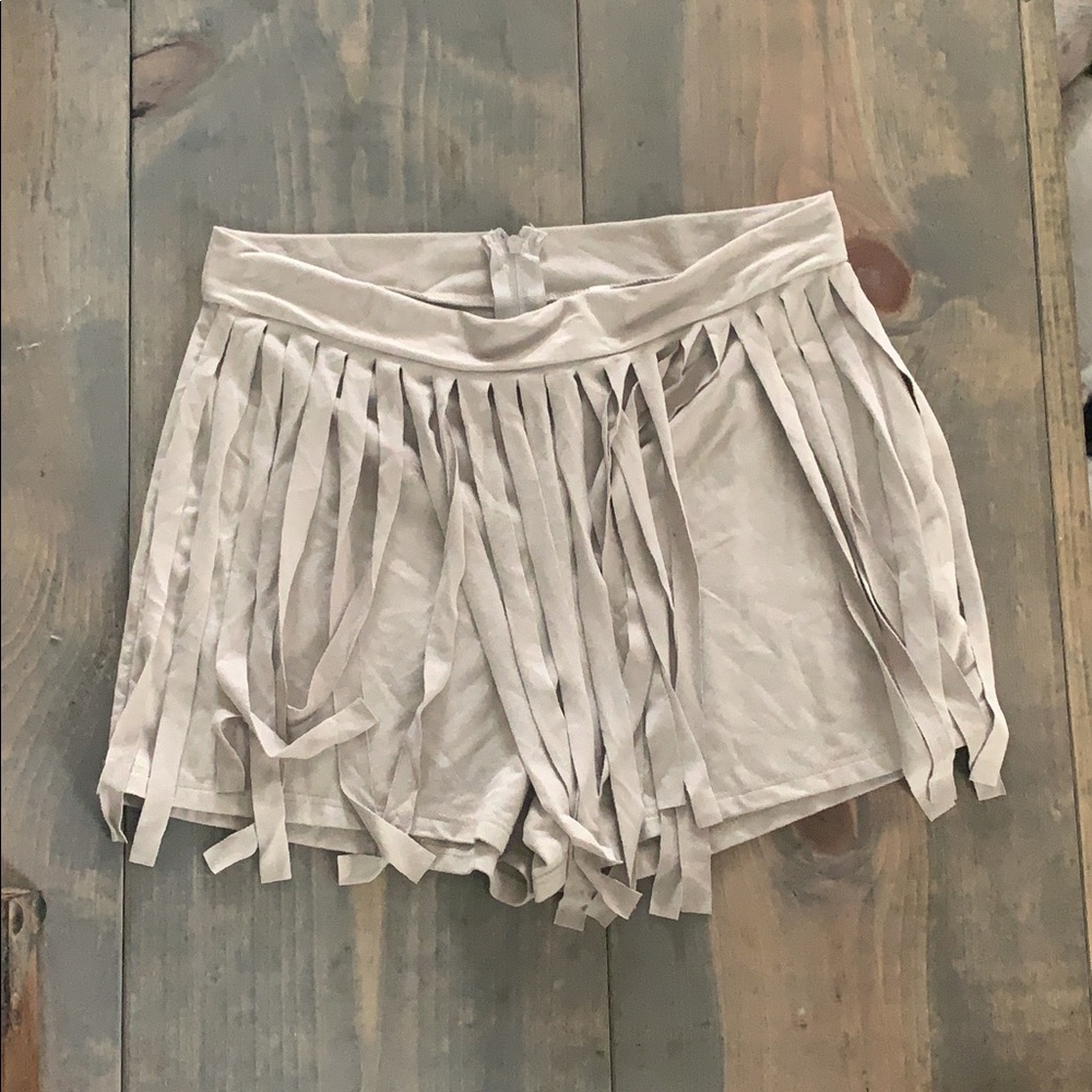 Suede Shorts